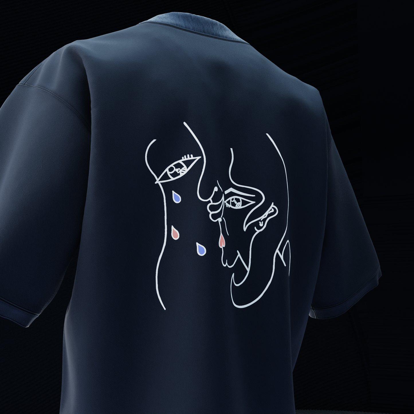 Double Faces by Freij - Bleu Navy